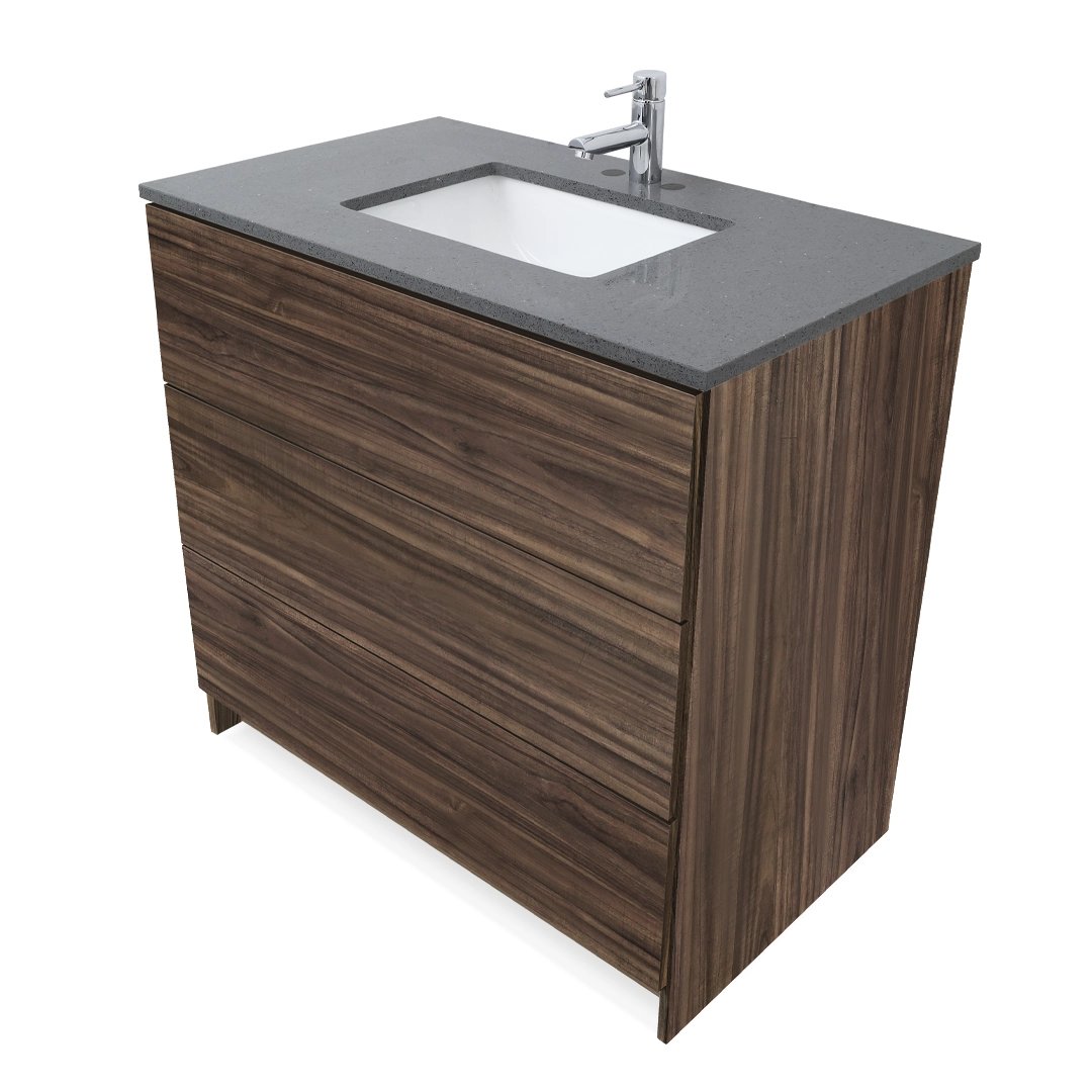 Ella Element Standing Vanity With Cultured Marble Top