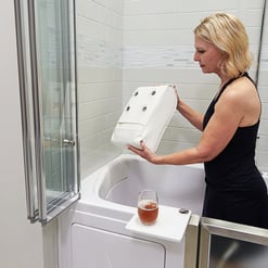 Removable Headrest And Neck Support For Walk-in Tubs