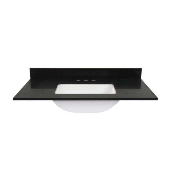 Quartz Vanity Tops - Galaxy Black, 31"