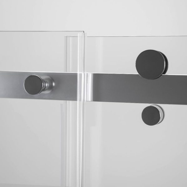 *clearance Sale* Primo 8mm Chrome Tempered Glass Sliding Door (48×78)