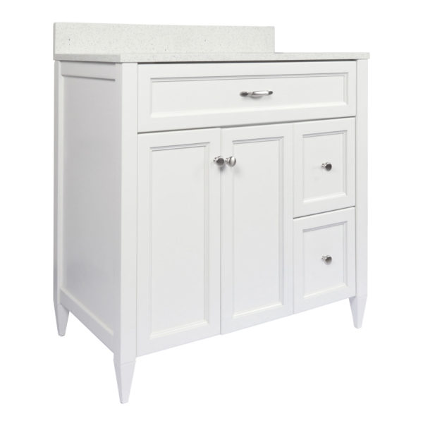 Vail Vanity With Cultured Marble Or Quartz Stone Top