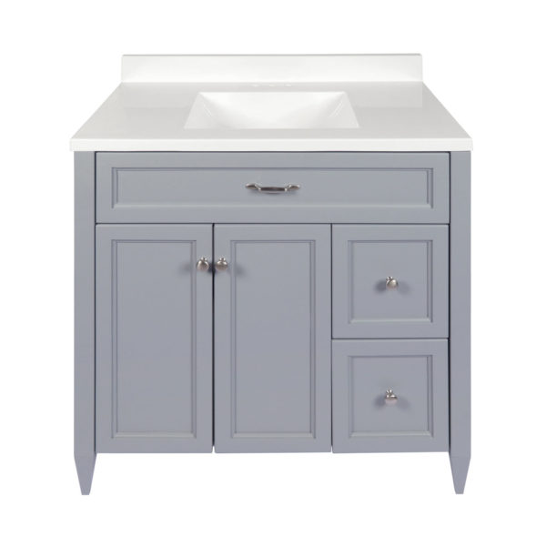 Vail Vanity With Cultured Marble Or Quartz Stone Top