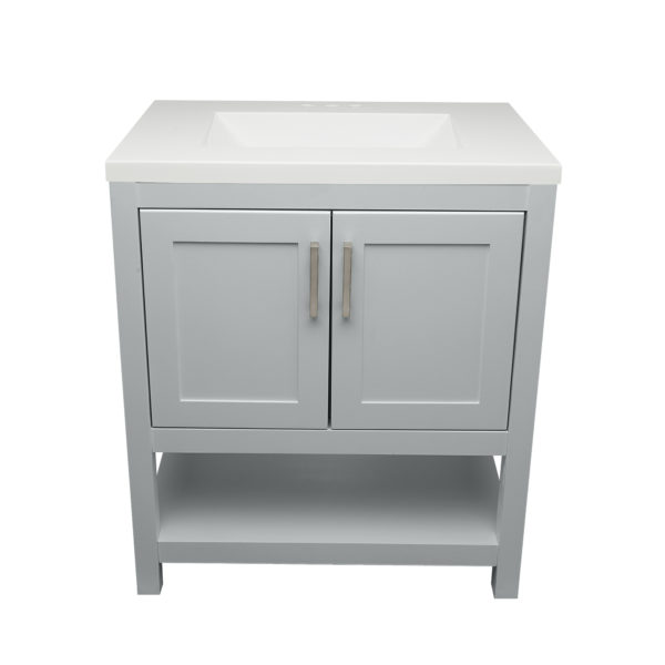 Taos Vanity With Cultured Marble Or Quartz Stone Top