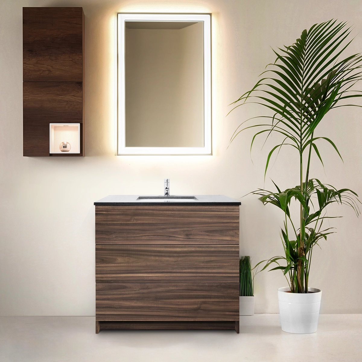 Standing Vanity Marble Wl