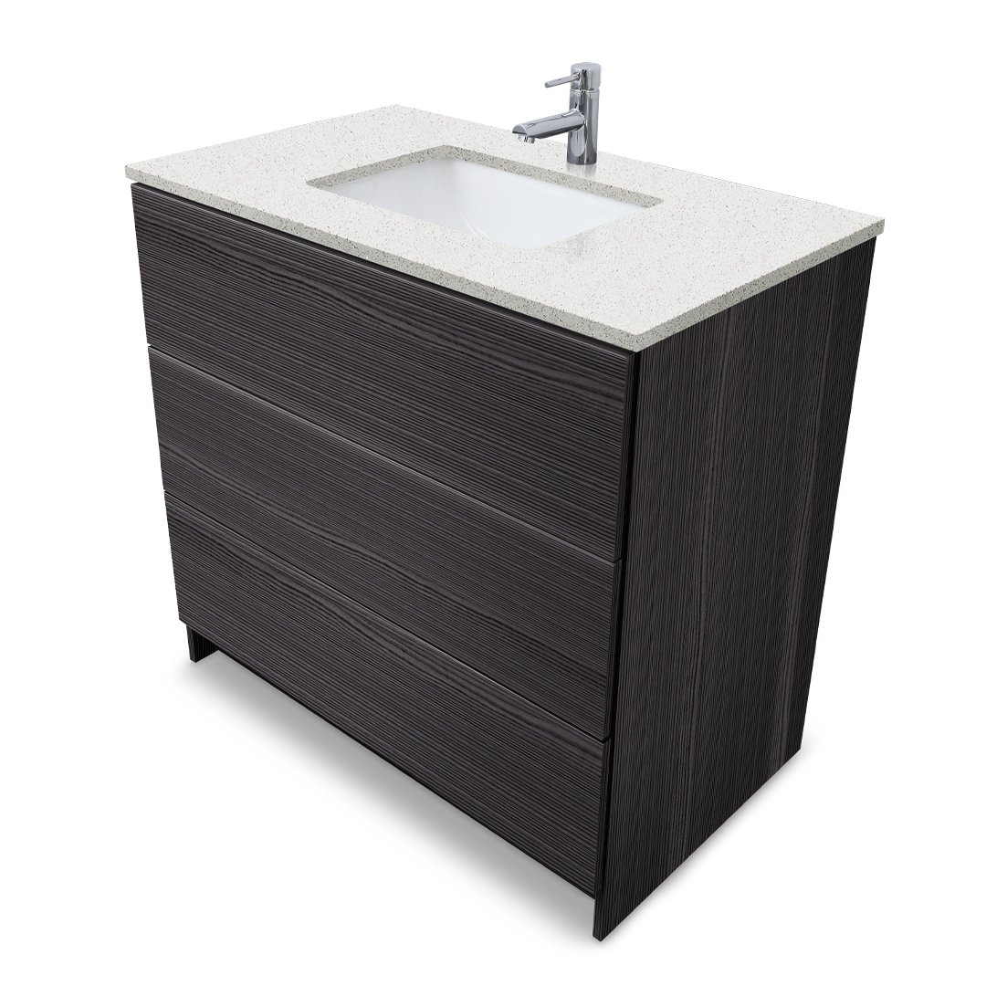 Ella Element Standing Vanity With Quartz Top