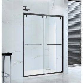 Clearance Sale Lido In X In Semi Frameless Bypass Sliding Shower Door In Black X