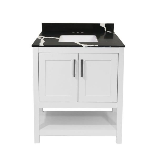 Taos Vanity With Cultured Marble Or Quartz Stone Top