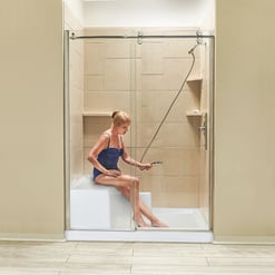 Acrylx Shower Base With Molded Seat