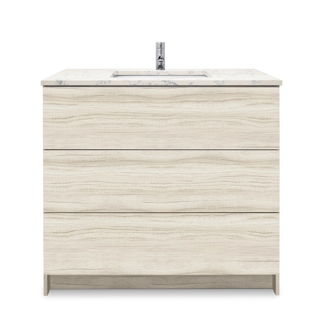 Ella Element Standing Vanity With Cultured Marble Top
