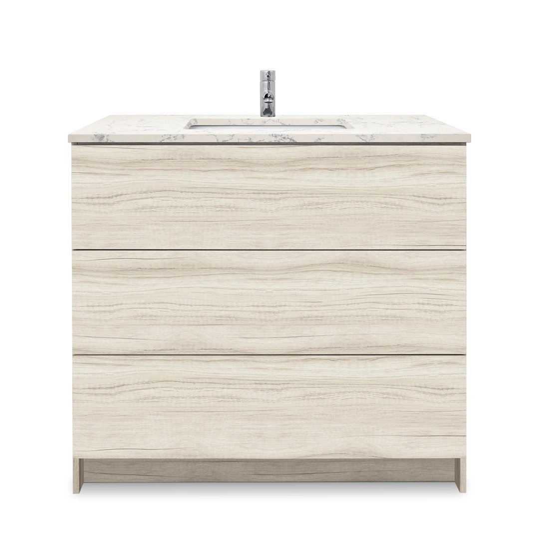 Ella Element Standing Vanity With Cultured Marble Top