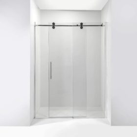 Bess C Mm Chrome Tempered Glass Sliding Door X