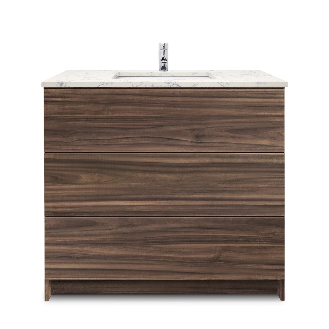 Ella Element Standing Vanity With Cultured Marble Top