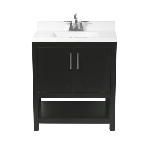 Taos Vanity With Cultured Marble Or Quartz Stone Top