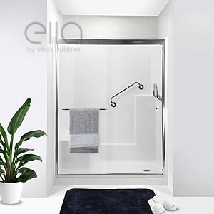 Duo In X In Framed Sliding Shower Door With Mm Clear Glass Without Handle X Jpg