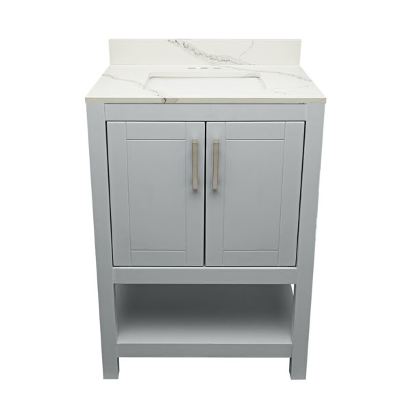 Taos Vanity With Cultured Marble Or Quartz Stone Top