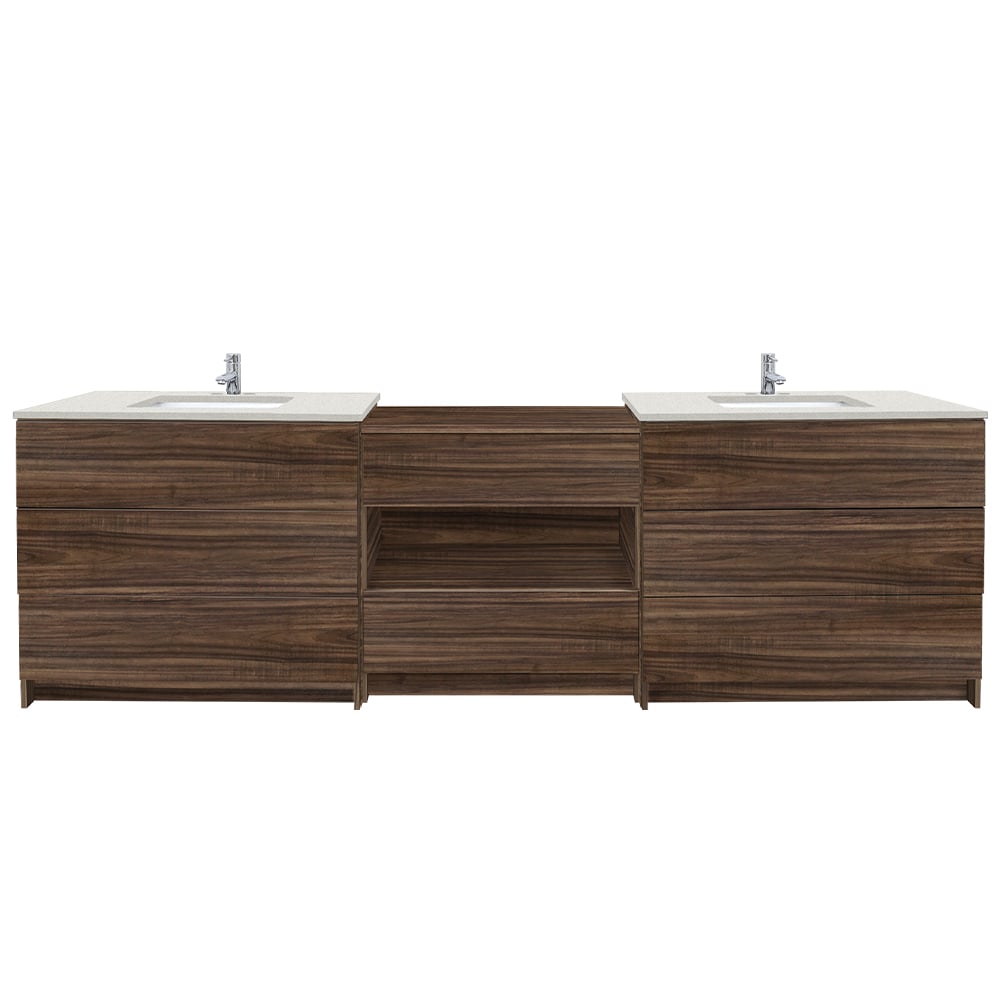 Element Standing 36″ Vanity With Quartz Top Combo