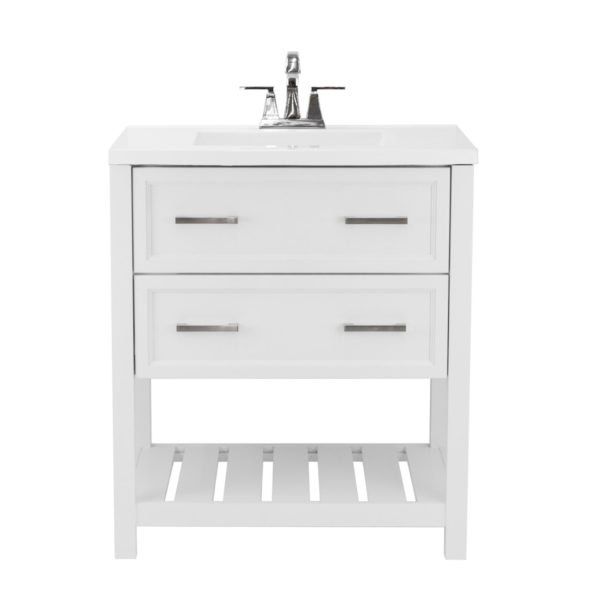 Tremblant Vanity With Cultured Marble Or Quartz Stone Top