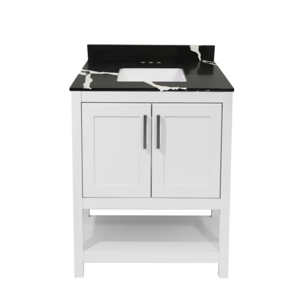 Taos Vanity With Cultured Marble Or Quartz Stone Top