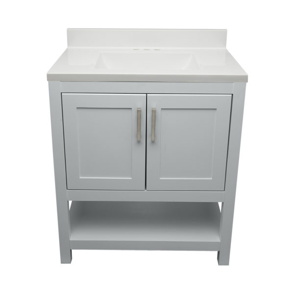 Taos Vanity With Cultured Marble Or Quartz Stone Top