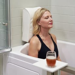 Removable Headrest And Neck Support For Walk-in Tubs