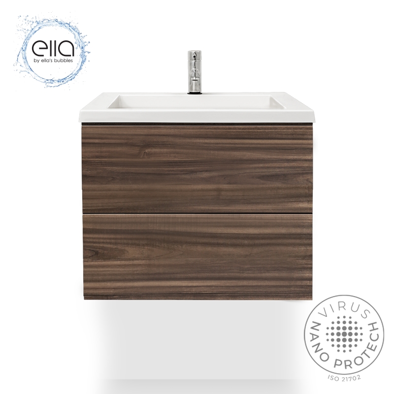 Ella Floating Vanity Bathroom Vanity & Cultured Marble Top 25″x19″