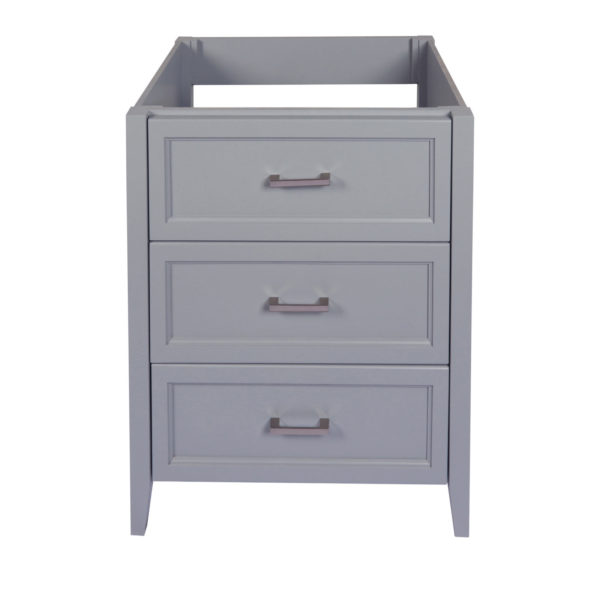 Zermatt Vanity Without Top - 25", Gray