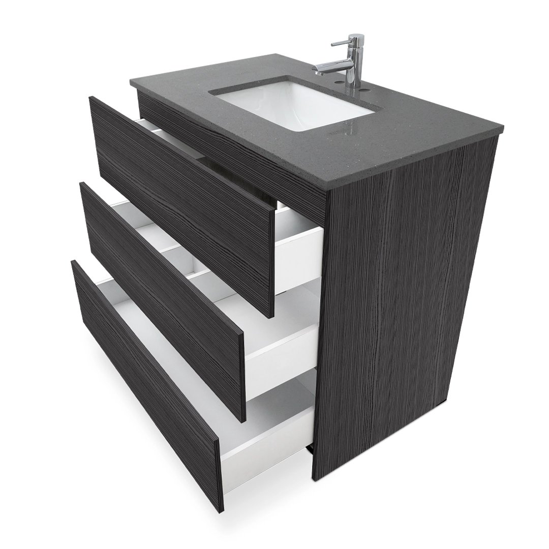 Ella Element Standing Vanity With Quartz Top