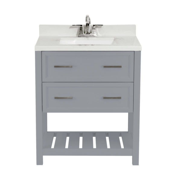 Tremblant Vanity With Cultured Marble Or Quartz Stone Top