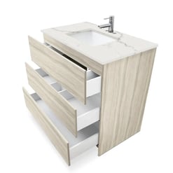 Element Standing 36″ Vanity With Quartz Top Undermount Sink