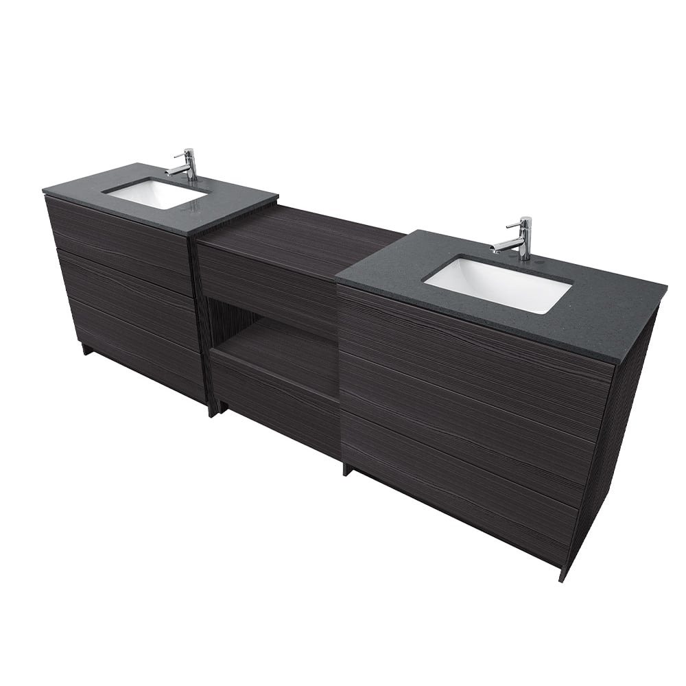 Element Standing 36″ Vanity With Quartz Top Combo