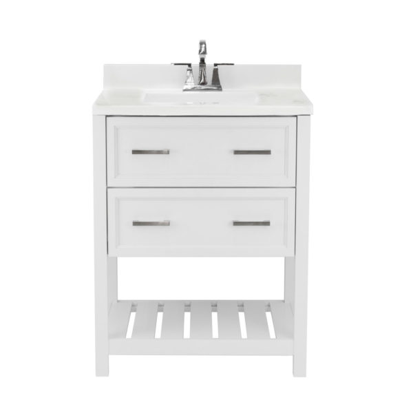 Tremblant Vanity With Cultured Marble Or Quartz Stone Top