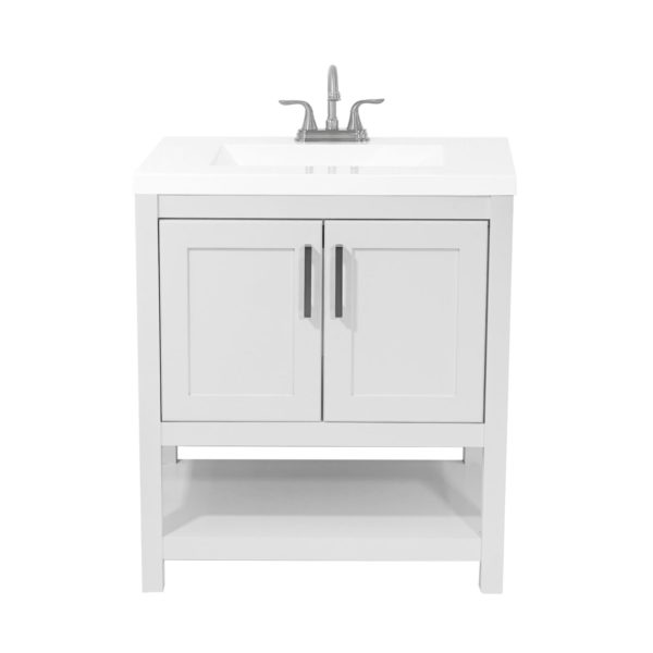 Taos Vanity With Cultured Marble Or Quartz Stone Top
