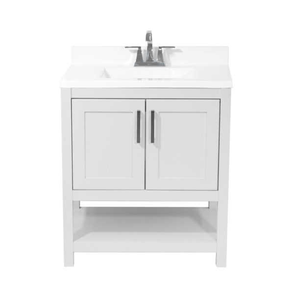 Taos Vanity With Cultured Marble Or Quartz Stone Top
