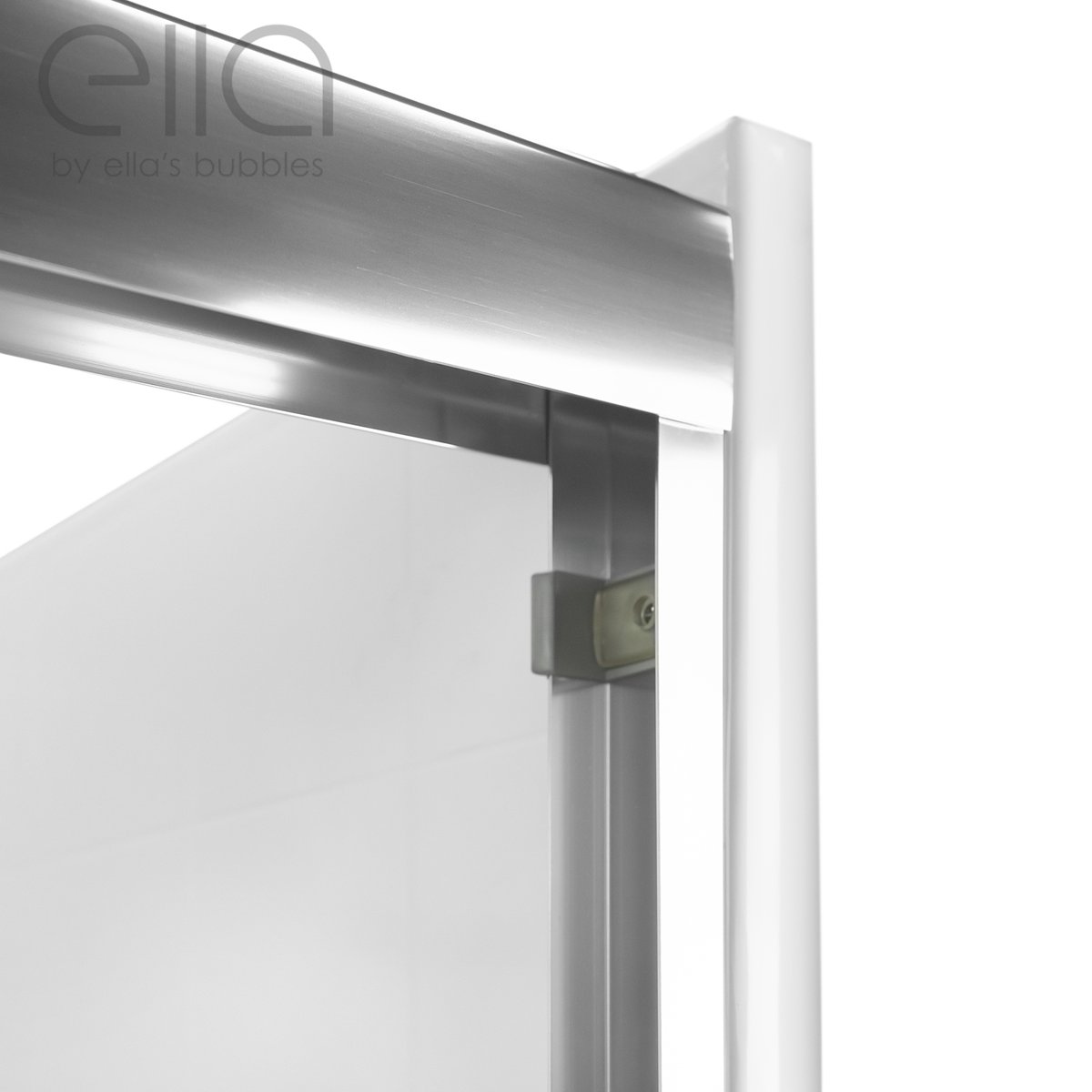 Duo 55 In. X 70 In. Framed Sliding Shower Door With 6 Mm Clear Glass Without Handle