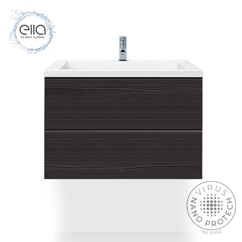 Ella Floating Vanity Bathroom Vanity and Cultured Marble Top 30″x19″