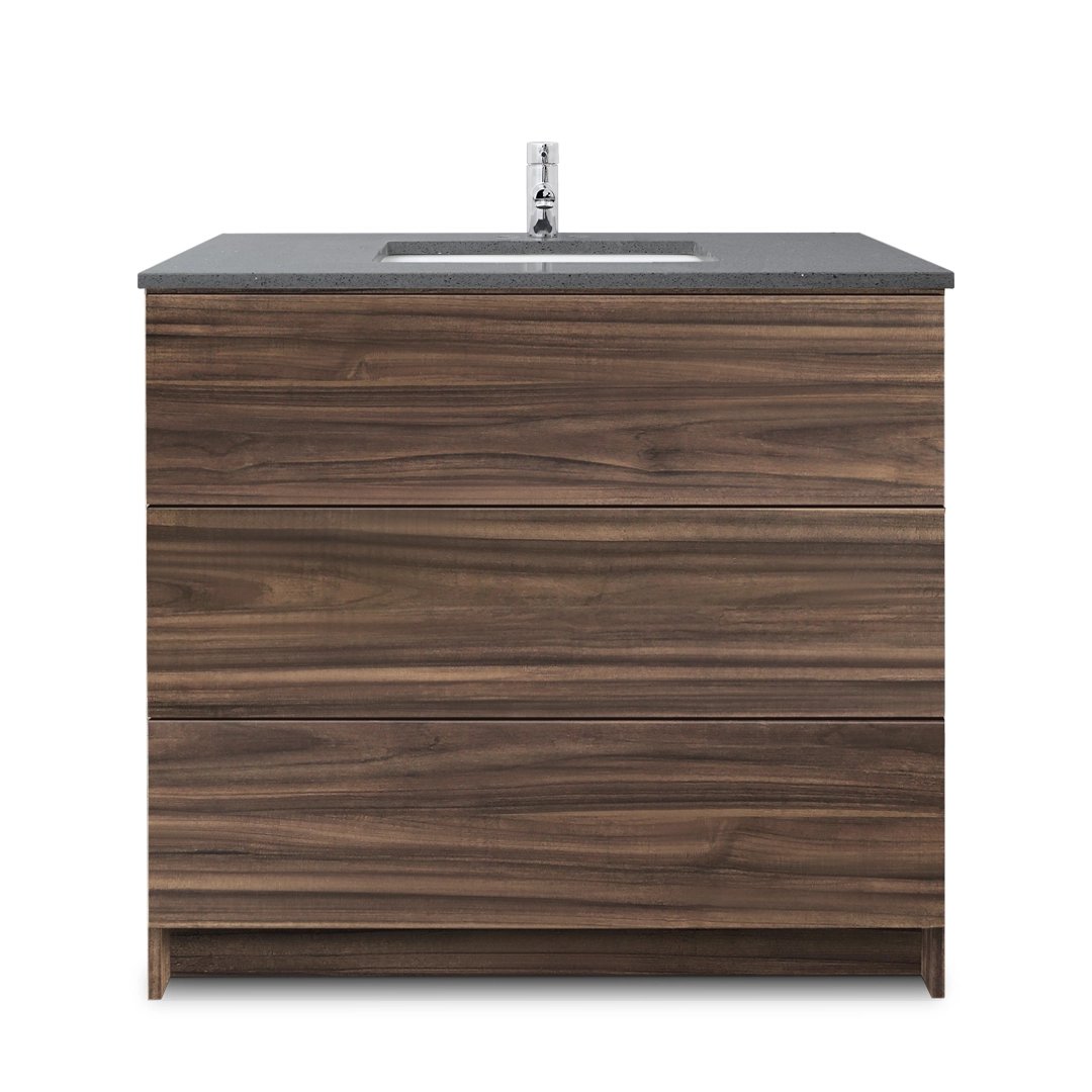 Ella Element Standing Vanity With Quartz Top