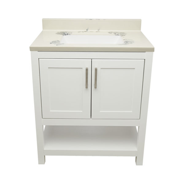 Taos Vanity With Cultured Marble Or Quartz Stone Top