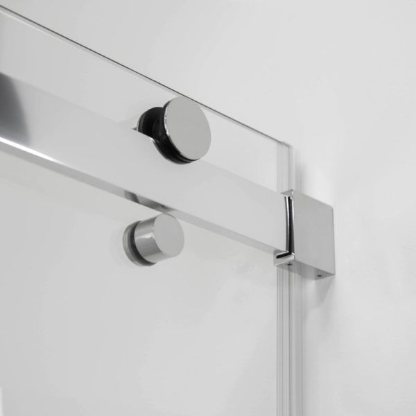 *clearance Sale* Primo 8mm Chrome Tempered Glass Sliding Door (48×78)