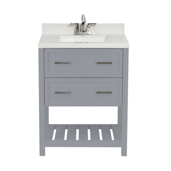 Tremblant Vanity With Cultured Marble Or Quartz Stone Top