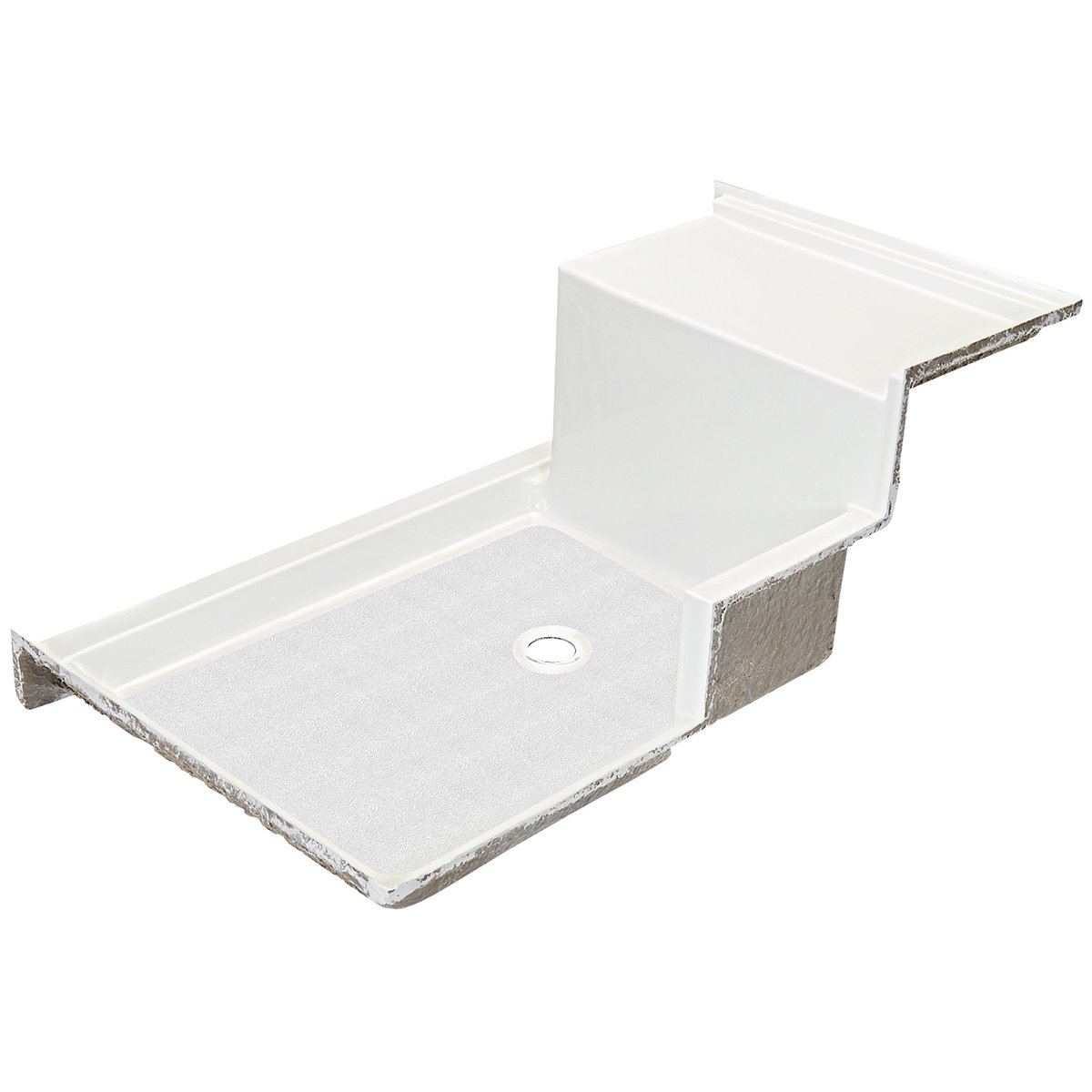 Acrylx Shower Base With Molded Seat