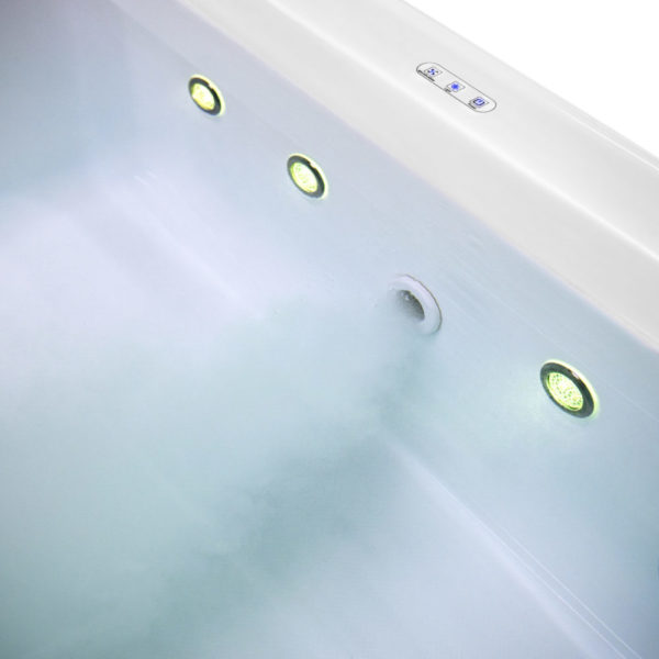 Ella Fiji Acrylic Alcove Infusion™ Microbubble Therapy 36″x66″ Bathtub – Soaking Depth To Overflow Center 16″ – 60% Off