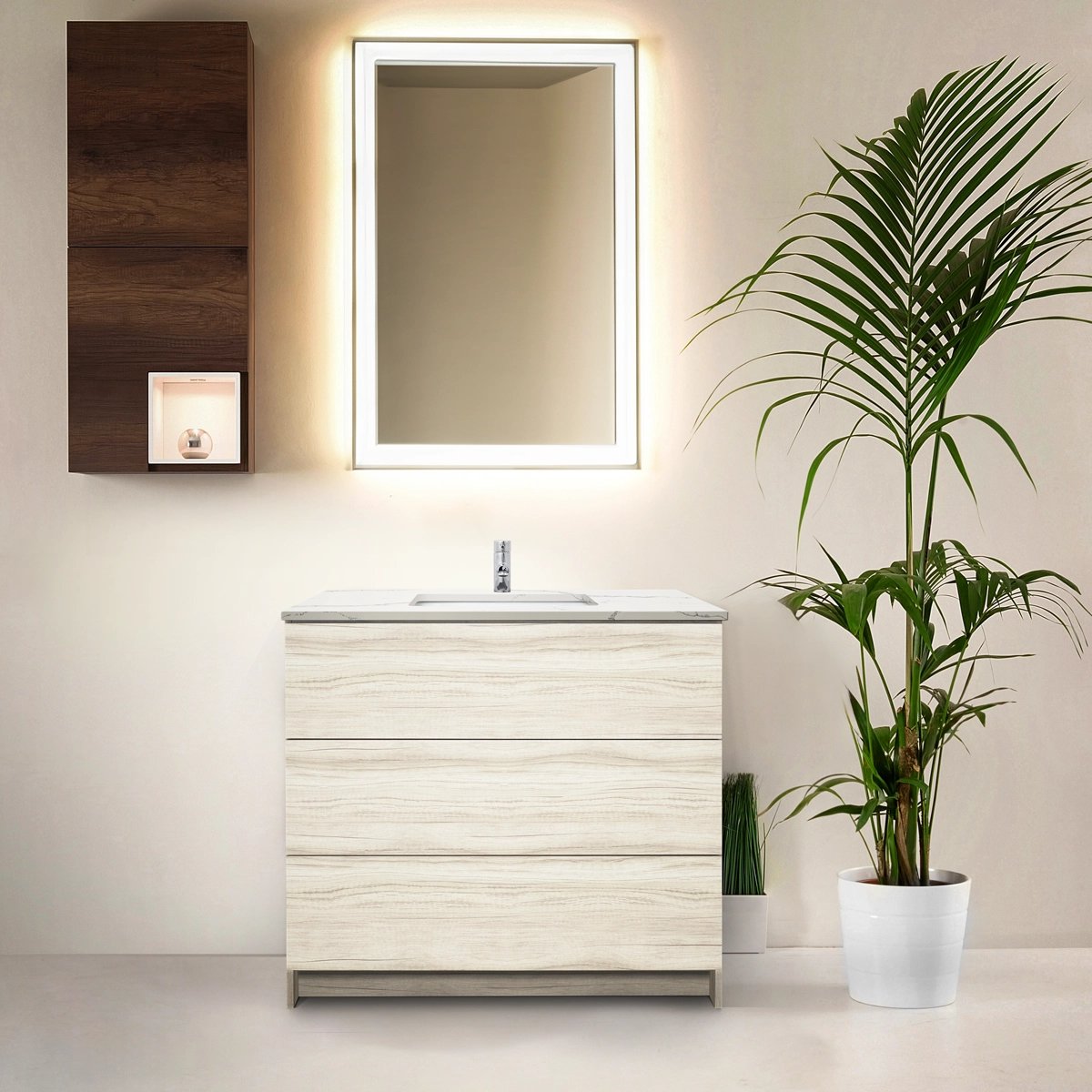 Standing Vanity Marble Lw