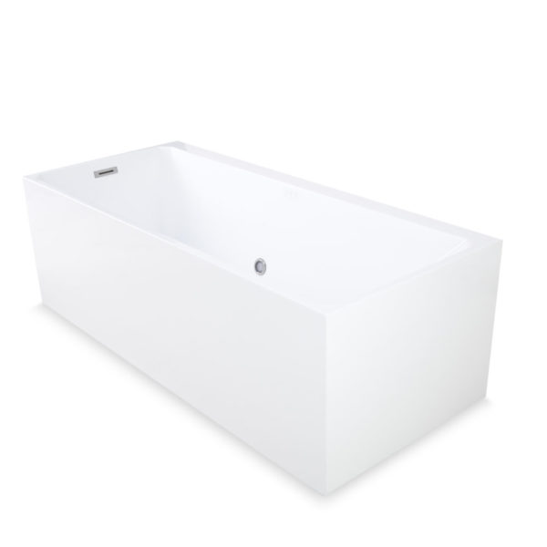 Bali Acrylic Freestanding Rectangular Infusion™ Microbubble Therapy Bathtub – 50% Off