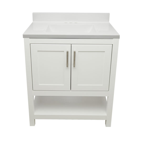 Taos Vanity With Cultured Marble Or Quartz Stone Top