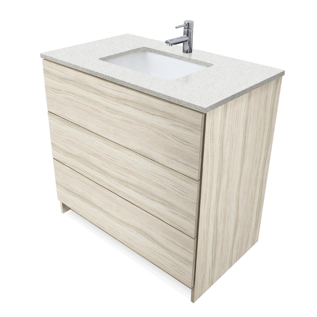 Ella Element Standing Vanity With Cultured Marble Top