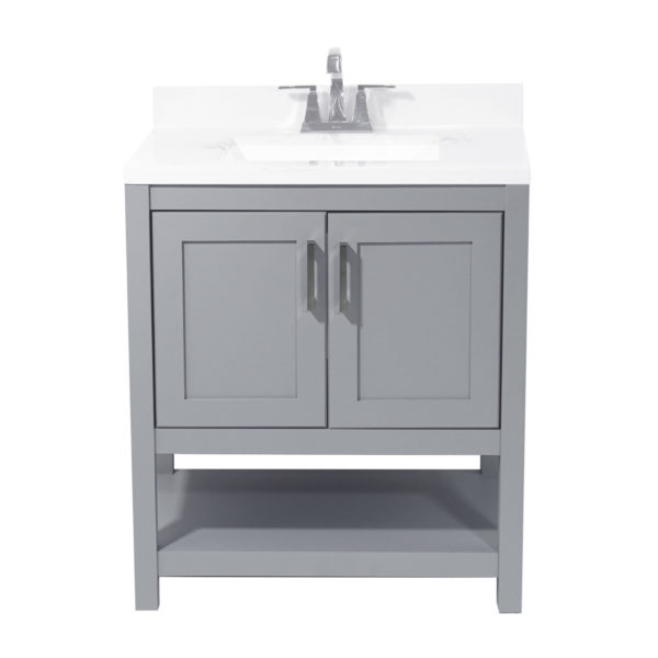 Taos Vanity With Cultured Marble Or Quartz Stone Top