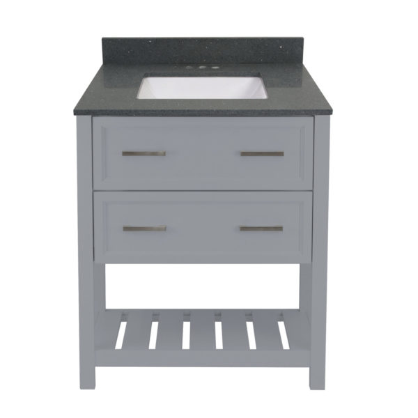 Tremblant Vanity With Cultured Marble Or Quartz Stone Top