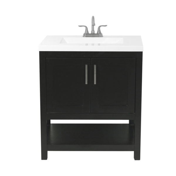 Taos Vanity With Cultured Marble Or Quartz Stone Top