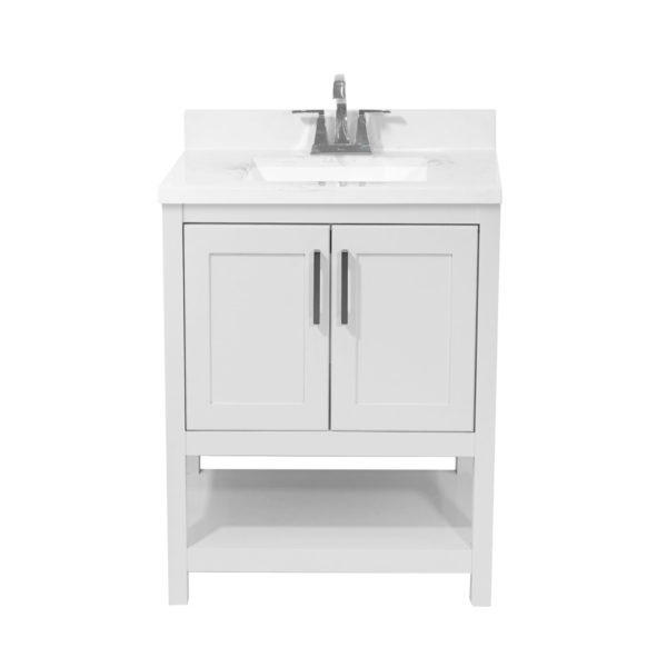 Taos Vanity With Cultured Marble Or Quartz Stone Top