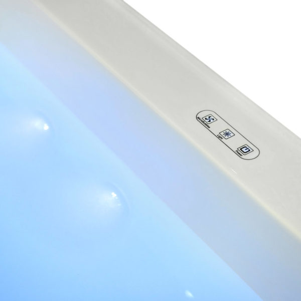 Ella Fiji Acrylic Alcove Infusion™ Microbubble Therapy 36″x66″ Bathtub – Soaking Depth To Overflow Center 16″ – 60% Off